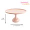 Elegant Blush Baby Pink Melamine Pedestal Cake Stand – BPA-Free, Durable & Perfect for Parties & Events